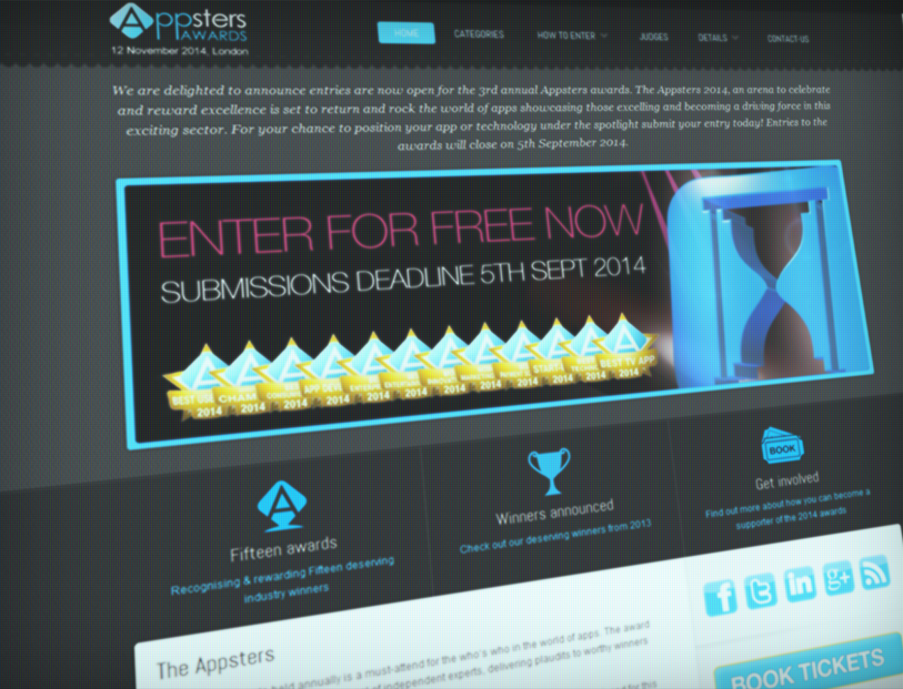Appsters website